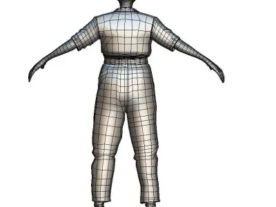 Cartoon High Poly Subdivision Avatar 017 3D Model Low-poly 3D model
