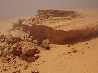 Desertrockformation01 3D model