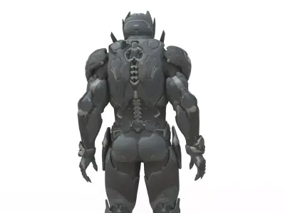 The First Descendant - Keelan 3D Model Raley MK 24  Fully Rigged Low-poly 3D model