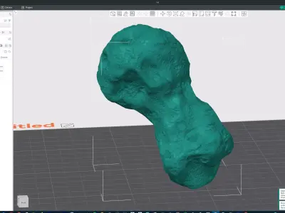 Space Asteroid STL 3D print model