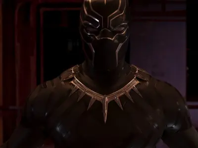Black Panther Civil War 3D model