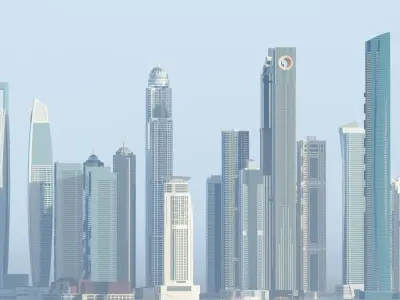 Dubai marina 3D model