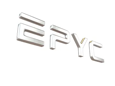 EPYC Logo V2 002 Free low-poly 3D model