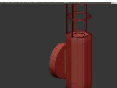 MUTUAL SCONCE Low-poly 3D model