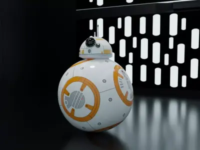 Star Wars BB8 Animated 3D model