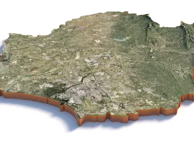 Tainan Taiwan 3D model