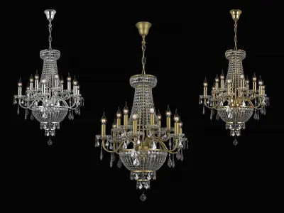 70016x Classic Osgona Chandelier 3D model