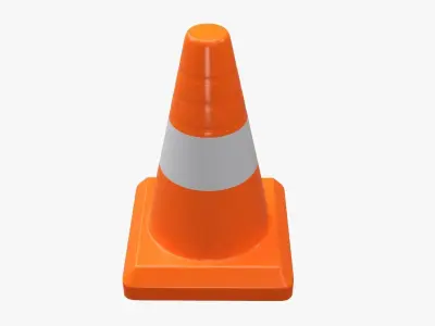 Traffic cone 3D model