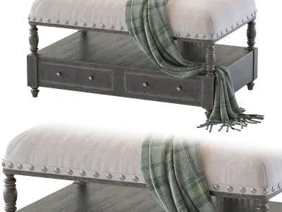 Bench Bailor Uttermost 3D model