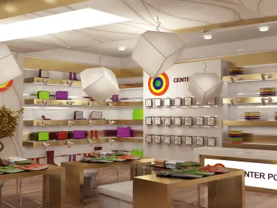 dress shop 3D model