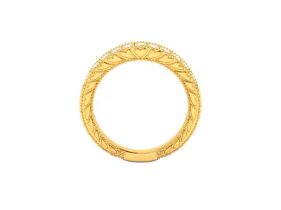 Women Ring  Render 3dm STL OBJ FBX Details 3D print model 24