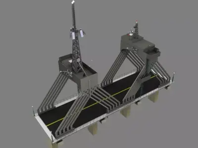 Utility Bridge 3D model