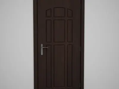 CGAxis Door 3D model 5