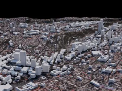 La Paz - Bolivia 3D model