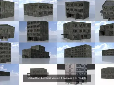 Old military barracks version 1 package