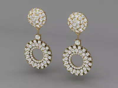 Earring 010 3D print model