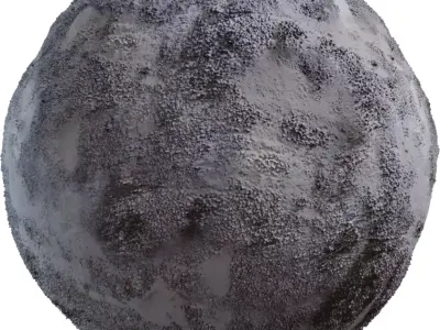 Snowy Pebbled Ground Texture Texture