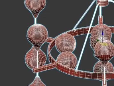 Large Murano Glass 3D model