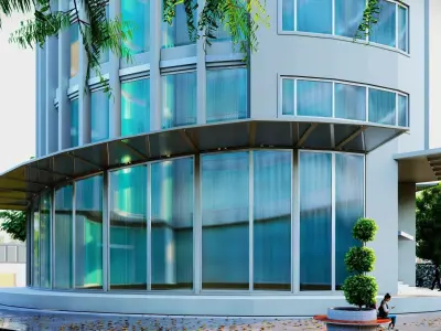 Skyscraper Building 06 Low-poly 3D model