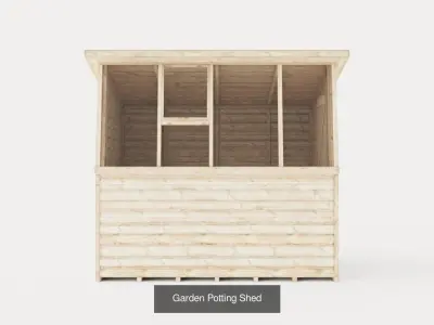 Collection of Garden Shed 3D Models - 10 Models 3D Model Pack