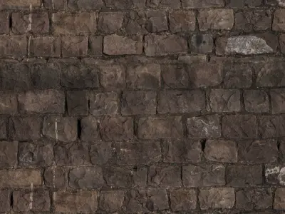 Old Stone Wall Pbr Texture