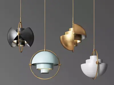 Gubi Multi Lite Pendant Louis Weisdorf 3D model