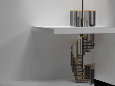  spiral staircase 3D model