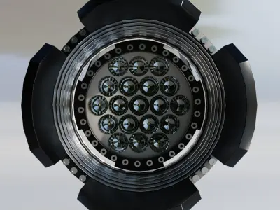 Event Lighting 5 Low-poly 3D model