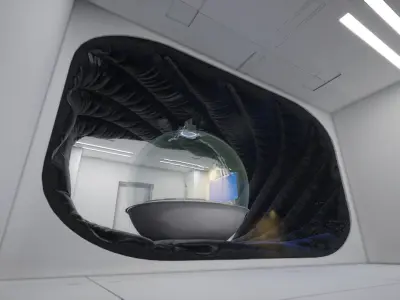 scifi asset example room 3D model