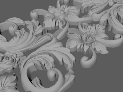 dekor ornament 3D model 189