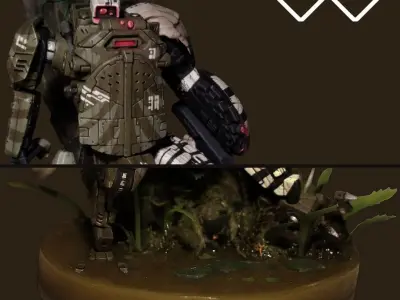 The Nidslayer Exosuit 3D print model