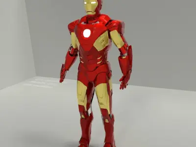 iron man 3D model buy