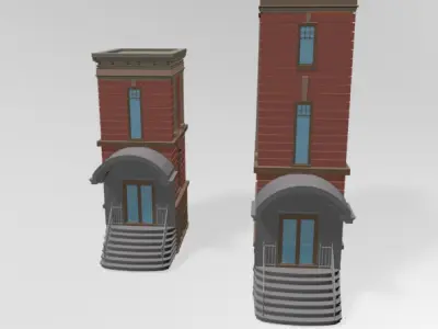 Modular Buildings 01 3D model