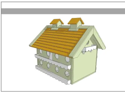 pigeon coop 3D model