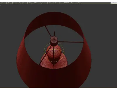  GLISAN TABLE LAMP Low-poly 3D model