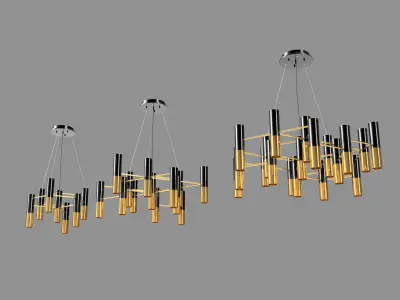 Anem Chandeliers Low-poly 3D model