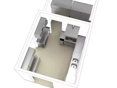 KITCHEN 16 3D model