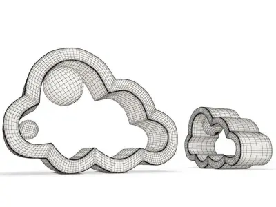 Table Lamps Cloud 3D model