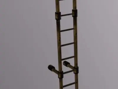 Ladder Pack Low-poly 3D model