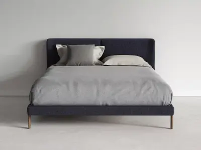 Fulham Bed and Bench 3D model