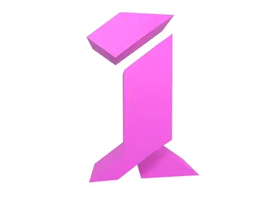 Sci-Fi Number 1 v1 004 Low-poly 3D model