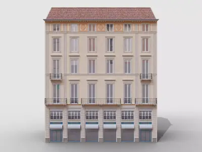 Classic Italian Building 3 3D model