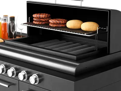 Barbecue 22 3D model