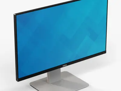 Dell UltraSharp U2414H LED monitor Low-poly 3D model