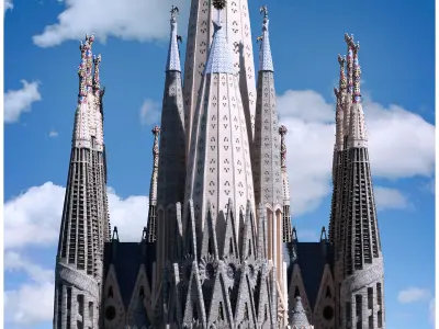 SacredFamily sagrada familia barcelona 3D model