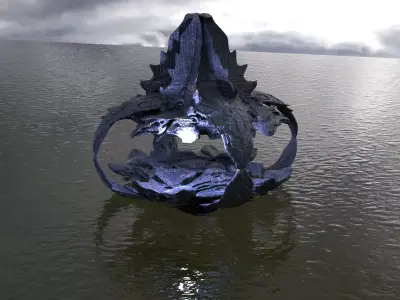Wraith Hive platform 3 3D model