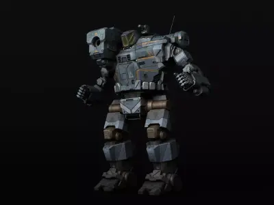 Hunchback robot 3D print model