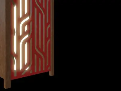 Architectural Lighting Box 04 3D model