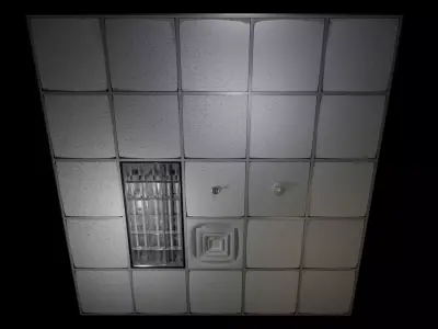 Drop Ceiling Asset Pack 3D model