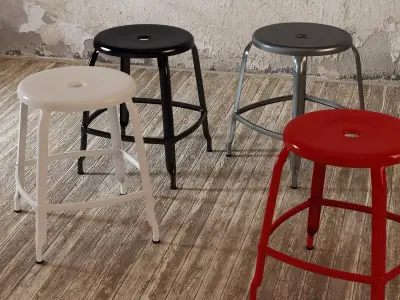 N Stool 45 3D model